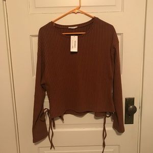 Burnt orange sweater